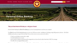 Personal Online Banking - Happy State Bank