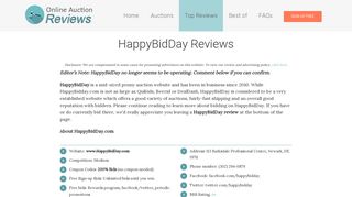 HappyBidDay Reviews :: Happy Bid Day Penny Auction Scam?