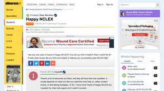 Happy NCLEX - NCLEX Exam & Programs - allnurses - AllNurses.com