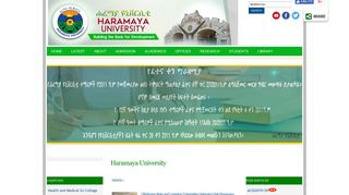 Haramaya University — HU Online