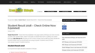 Student Result 2018 - Check Online Now [Updated]