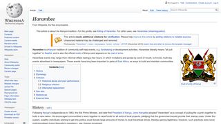 Harambee - Wikipedia
