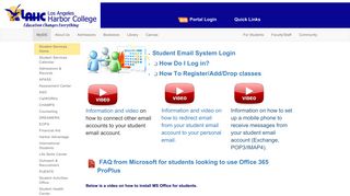 Site Pages: StudentPortal