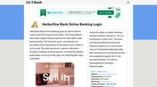 HarborOne Bank Online Banking Login - CC Bank
