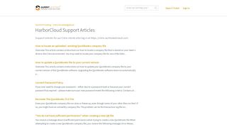 HarborCloud Support Articles - Summit Hosting