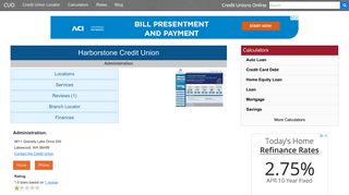 Harborstone Credit Union - Lakewood, WA - Credit Unions Online
