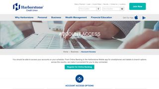 Account Access - Harborstone Credit Union