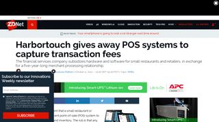 Harbortouch gives away POS systems to capture transaction fees ...
