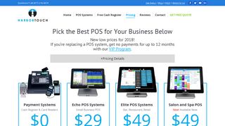 Harbortouch POS System Cost and Fees | Online Price Comparison
