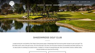 Shadowridge Golf Club | Vista CA - ClubCorp