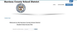Student Data - Harrison County School District