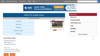HAR-CO Credit Union - Bel Air, MD - Credit Unions Online