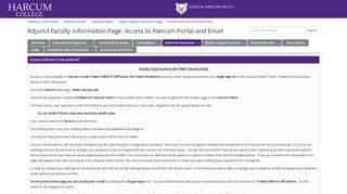 Access to Harcum Portal and Email - Research Guides - LibGuides