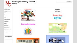 Harding Elementary Student Portal - Google Sites