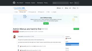 Admin Menus are hard to find · Issue #4103 · ChurchCRM/CRM · GitHub