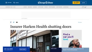 Insurer Harken Health shutting doors - Chicago Tribune