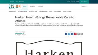 Harken Health Brings Remarkable Care to Atlanta - PR Newswire