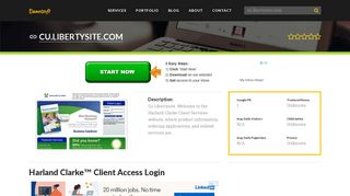 Welcome to Cu.libertysite.com - Harland Clarke™ Client Access Login