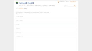 Harland Clarke Holdings Corp. Employee | Harland Clarke