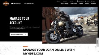 Motorcycle Loan Payment | HDFS | Harley-Davidson USA