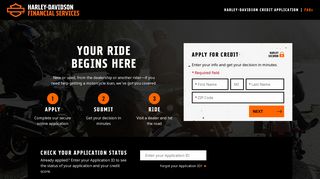 Credit Application | Harley-Davidson Financial