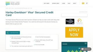 Harley-Davidson® Visa® Secured Credit Card - Credit Card Insider