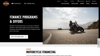 Motorcycle Financing Programs & Offers | HDFS | Harley-Davidson USA