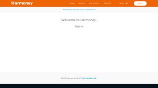 Sign in to your Harmoney account | Harmoney