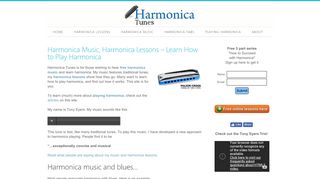 Harmonica Tunes, Harmonica Lessons – Learn How to Play ...