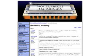 Harmonica Academy - Dirty-South Blues Harp Forum: For blues ...