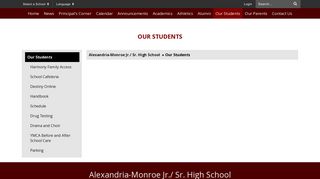 Our Students - Alexandria-Monroe Jr./ Sr. High School