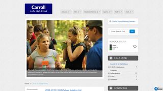 Carroll Jr-Sr High Home - Carroll Consolidated Schools