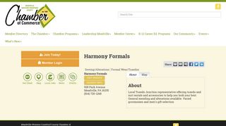 Harmony Formals | Sewing/Alterations | Formal Wear/Tuxedos ...