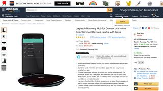 Amazon.com: Logitech Harmony Hub for Control of 8 Home ...