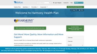 Harmony Health Plan | WellCare