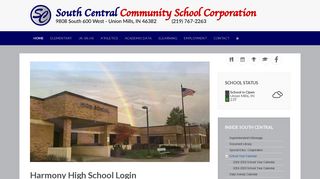 Harmony High School Login - South Central Community School