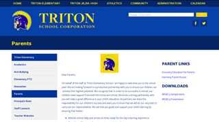 Parents - Triton School Corporation