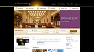 One Harmony | Okura Nikko Hotels Membership Program