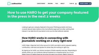 How To Use HARO - 5 Steps To Get Press Coverage In 2 Weeks