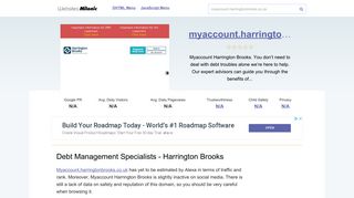 Myaccount.harringtonbrooks.co.uk website. Debt Management ...