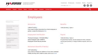 Employees | Harris - Harris Corporation