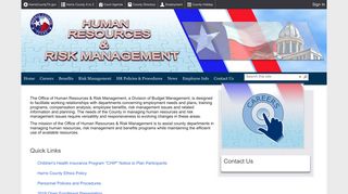 Human Resources & Risk Management - Harris County
