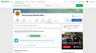 Harris County Sheriff's Office Employee Benefit: Health Insurance ...