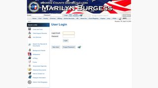 Login - Harris County District Clerk