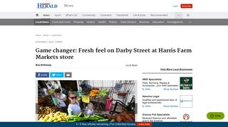 Game changer: Fresh feel on Darby Street at Harris Farm Markets ...