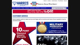 Customer Service - Harris Jewelry