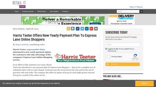 Harris Teeter Offers New Yearly Payment Plan To Express Lane ...