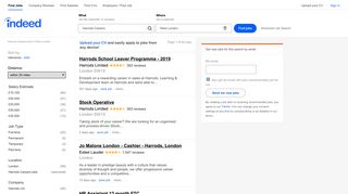 Harrods Careers Jobs in West London - September 2018 | Indeed.co.uk