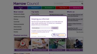Harrow Council Homepage