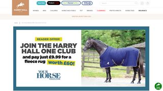 Your Horse Reader Offer | Harry Hall One Club